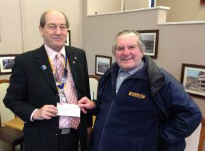Douglas Fisher contributes £150.00 to Operation SMILE 